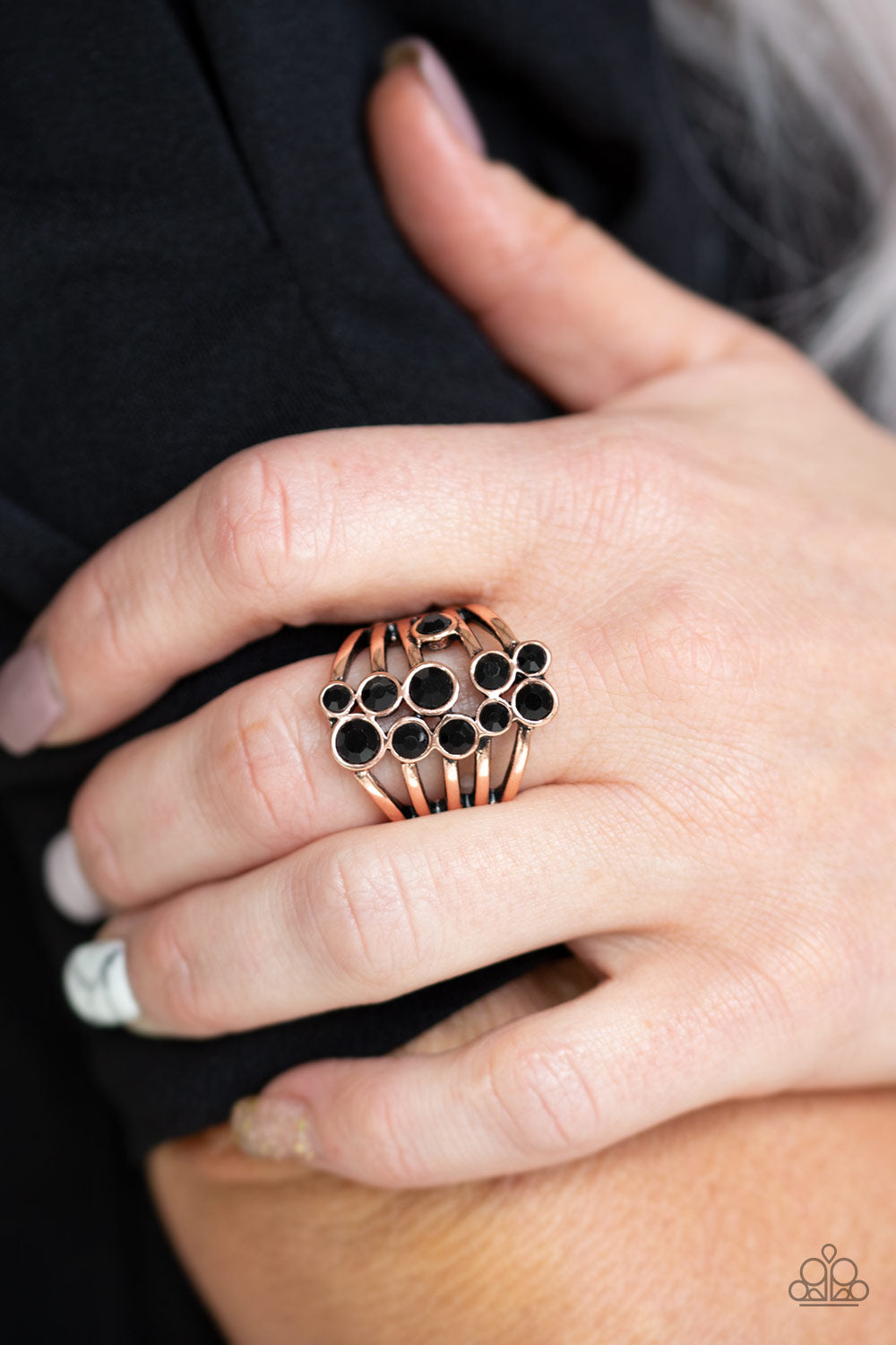 Paparazzi ♥ Meet In The Middle - Copper ♥  Ring