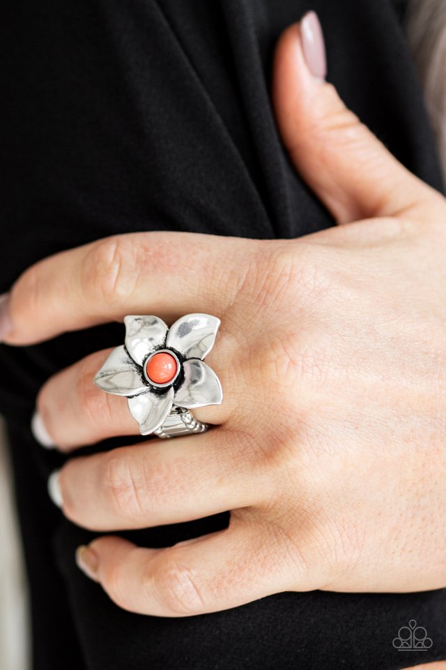 Paparazzi ♥ Ask For Flowers - Orange ♥ Ring