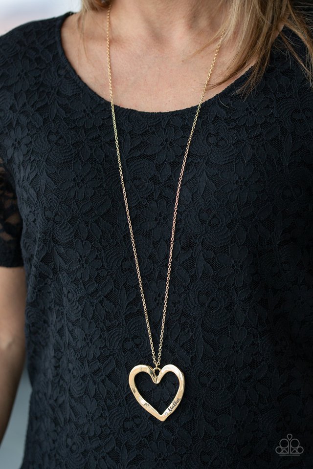 Paparazzi ♥ A Mothers Love - Gold ♥ Necklace