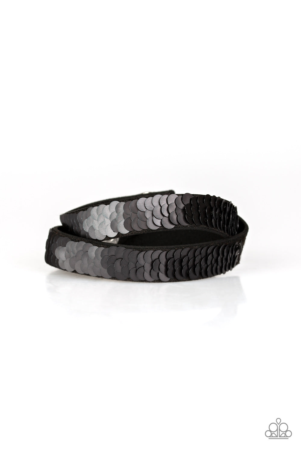 Paparazzi ♥ Under The SEQUINS - Silver ♥  Bracelet