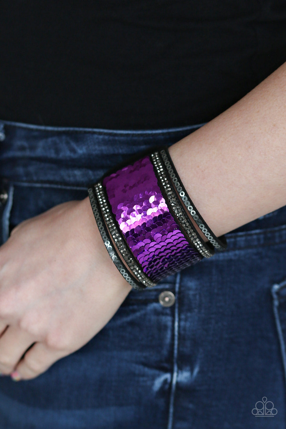 Paparazzi ♥ Heads Or MERMAID Tails - Purple ♥  Bracelet