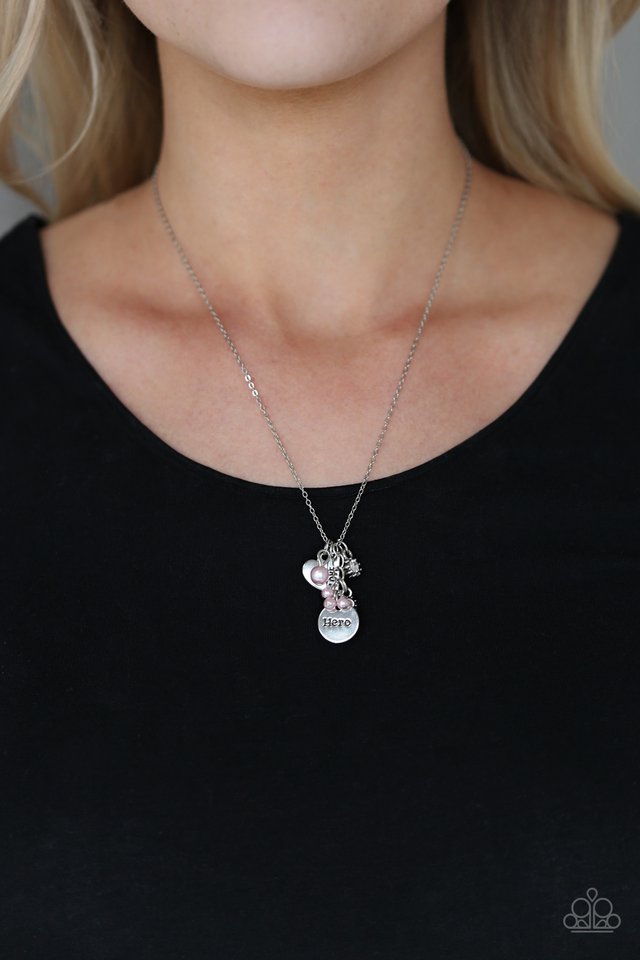 Paparazzi ♥ Thats My Mom - Pink ♥ Necklace