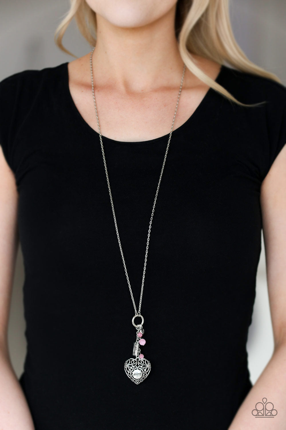 Paparazzi ♥ Mom Hustle - Pink ♥  Necklace