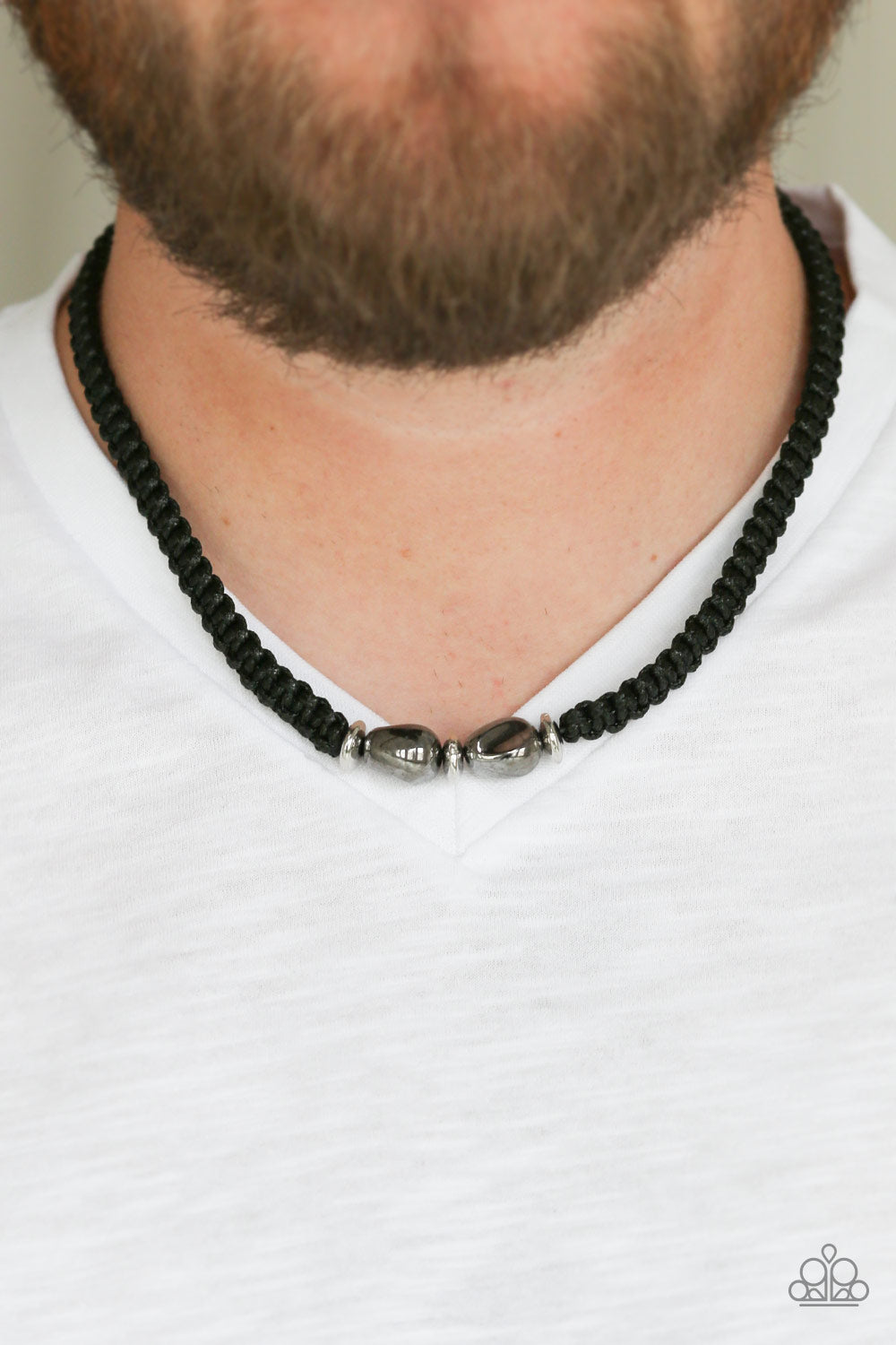 Paparazzi ♥ Urban Explorer - Silver ♥  Mens Necklace