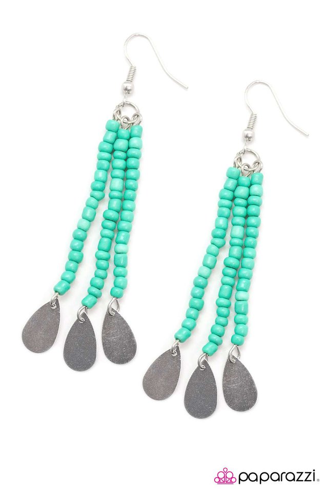 Paparazzi ♥ Desert Serenade - Blue ♥ Earrings