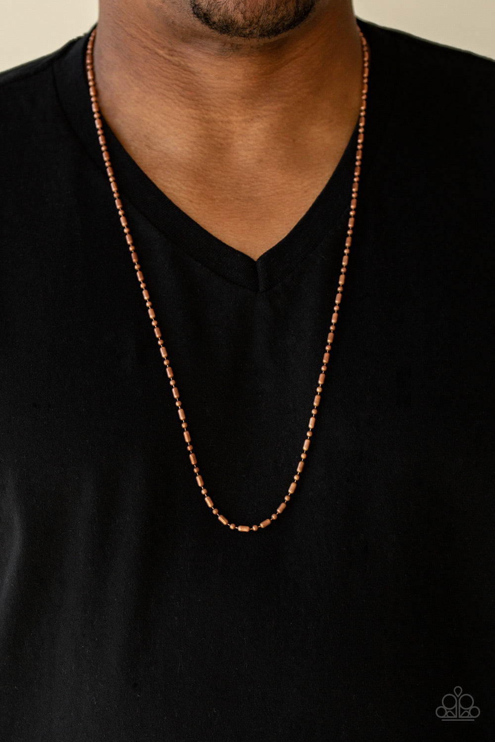 Paparazzi ♥ Covert Operation - Copper ♥  Mens Necklace