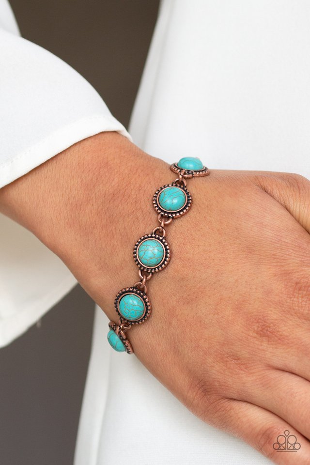 Paparazzi ♥ Carved In SANDSTONE - Copper ♥ Bracelet