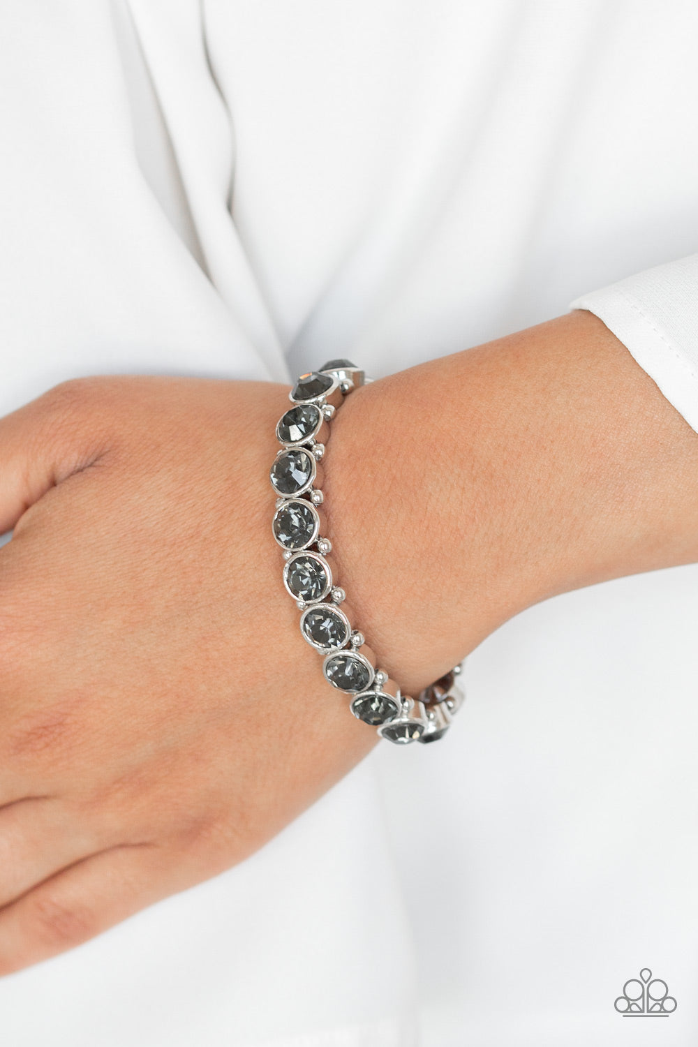 Paparazzi ♥ Sugar-Coated Sparkle - Silver ♥  Bracelet