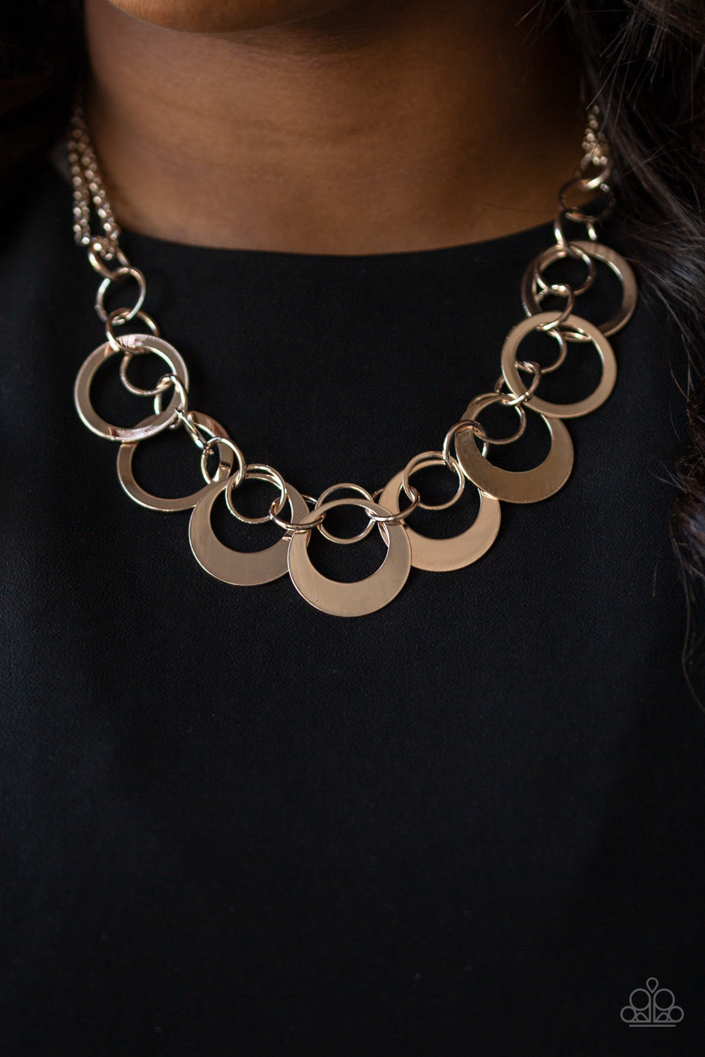 Paparazzi ♥ In Full Orbit - Rose Gold ♥  Necklace