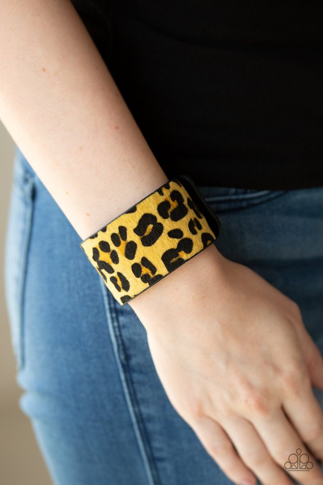 Paparazzi ♥ Cheetah Cabana - Yellow ♥ Bracelet