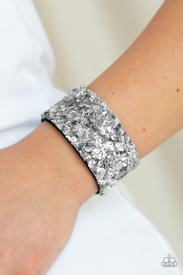 Paparazzi ♥ Starry Sequins - Silver ♥ Bracelet