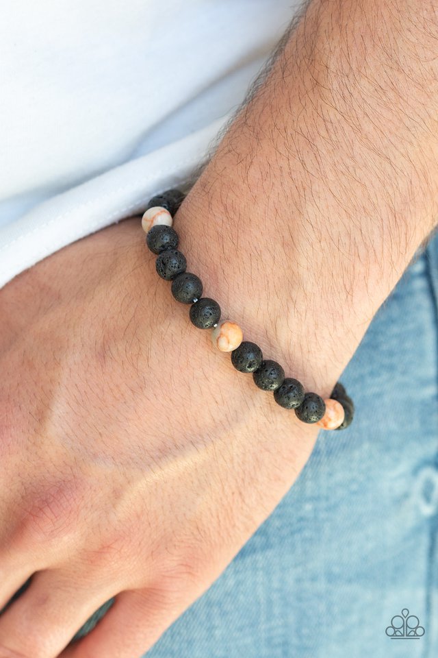 Paparazzi ♥ Enlivened - Orange ♥ Bracelet