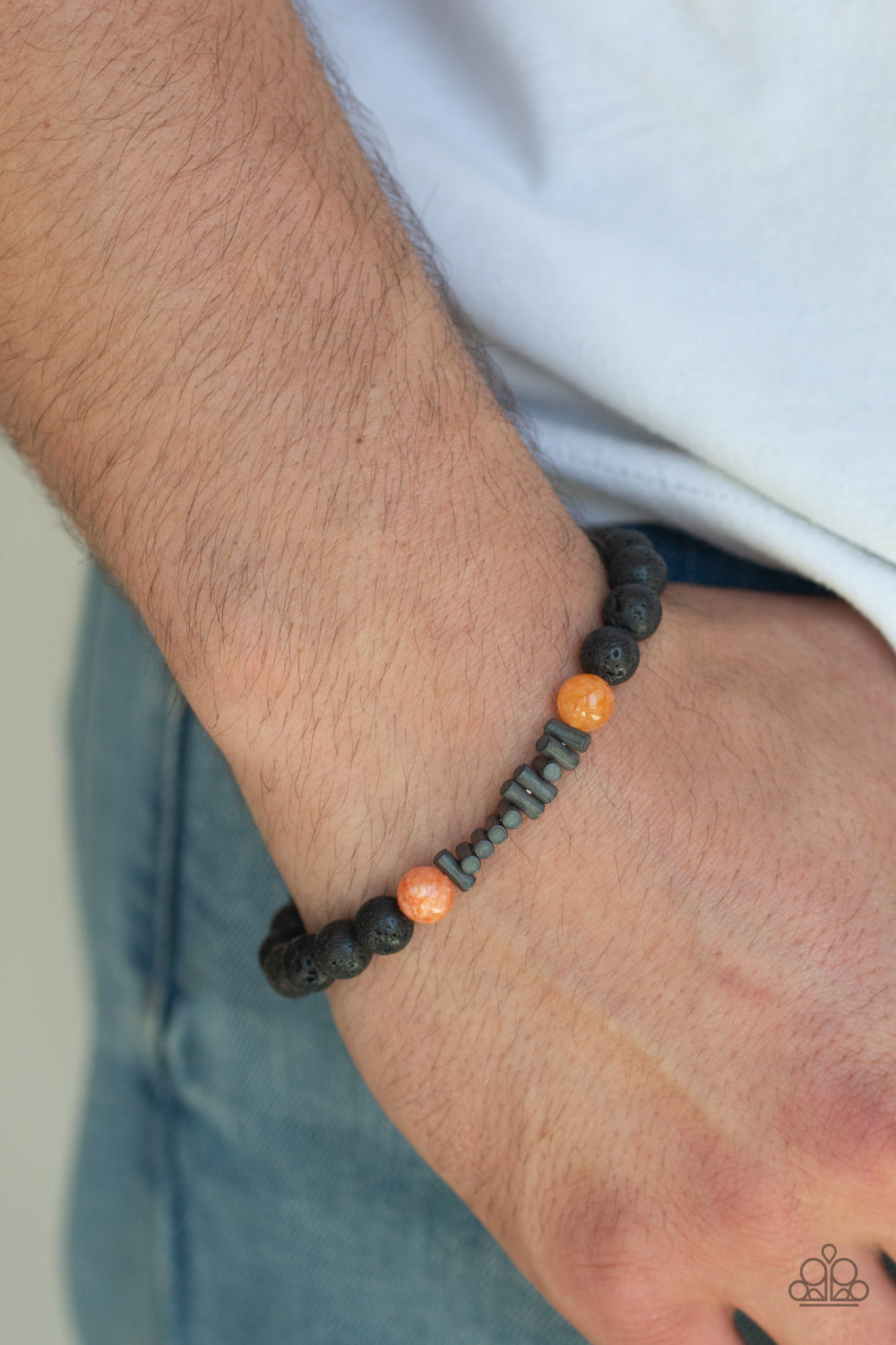Paparazzi ♥ Courage - Orange ♥  Bracelet