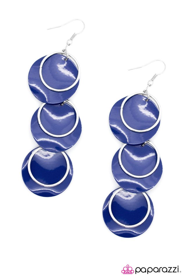 Paparazzi ♥ Too Good To Be True - Blue ♥ Earrings