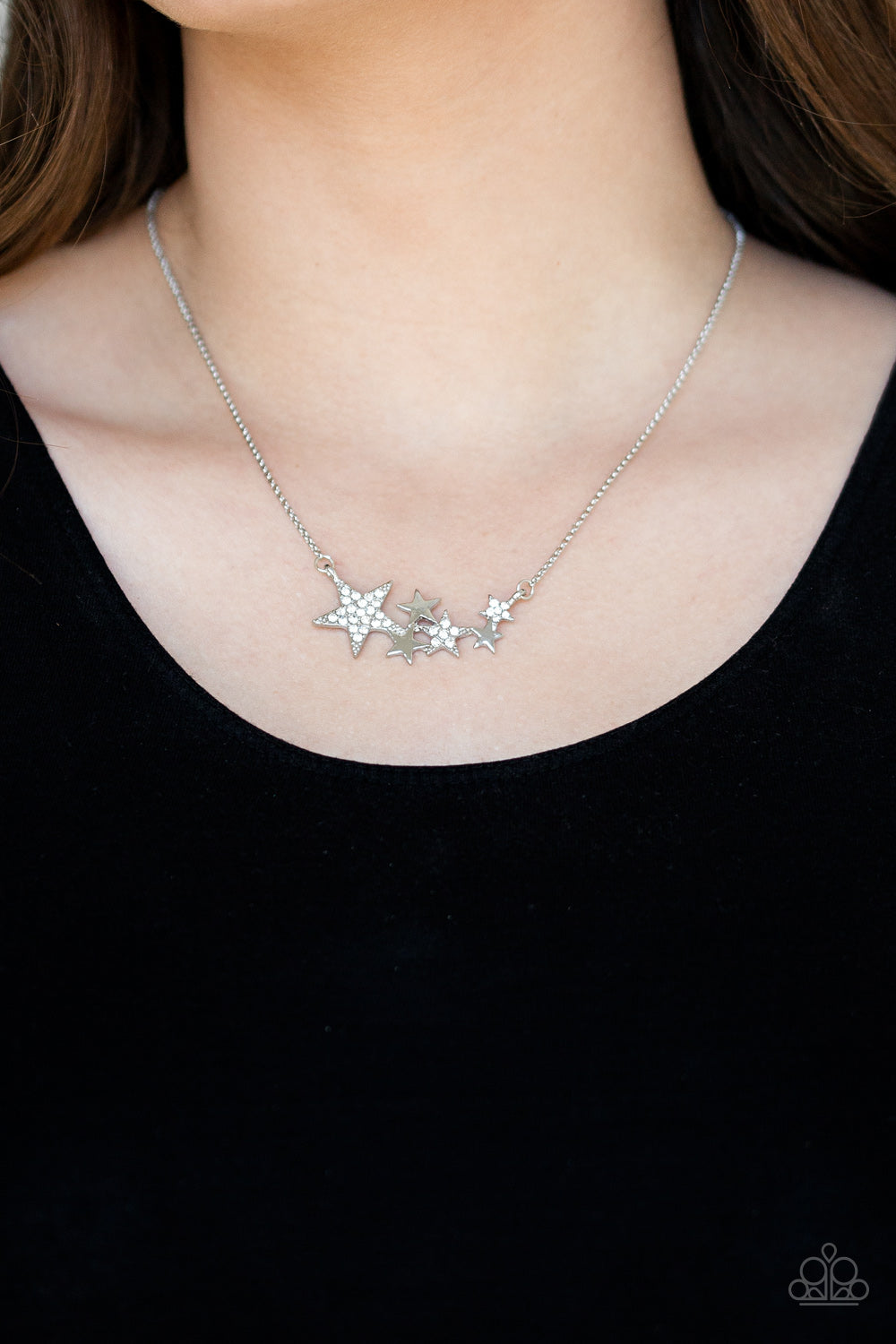 Paparazzi ♥ Rising Starlet - White ♥  Necklace