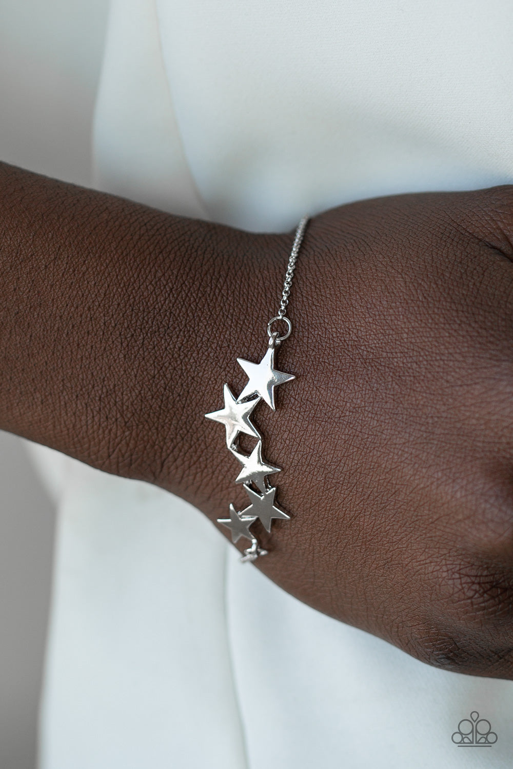 Paparazzi ♥ All-Star Shimmer - Silver ♥  Bracelet