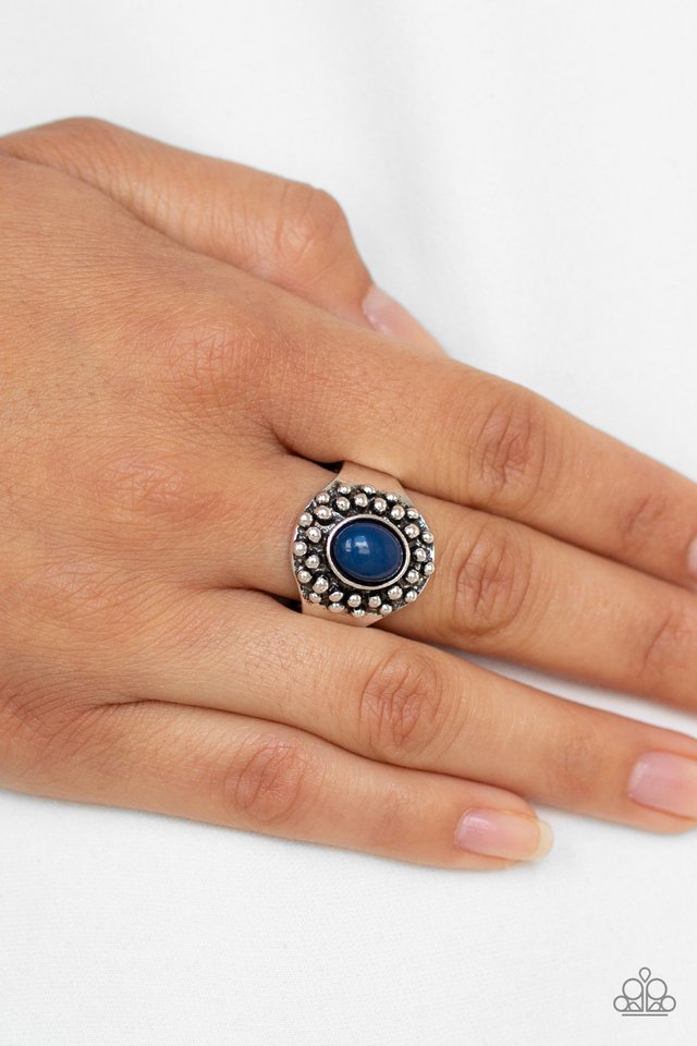 Paparazzi ♥ Please and Thank You - Blue ♥ Ring