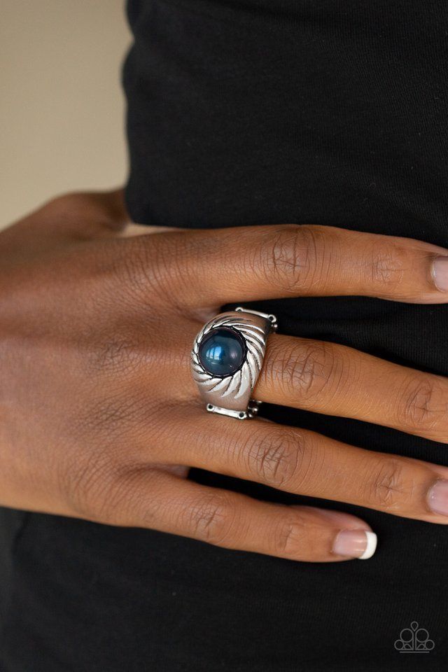 Paparazzi ♥ Wall Street Whimsical - Blue ♥ Ring