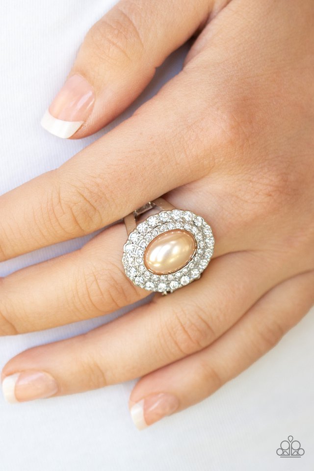 Paparazzi ♥ Sprinkle On The Shimmer - Brown ♥ Ring