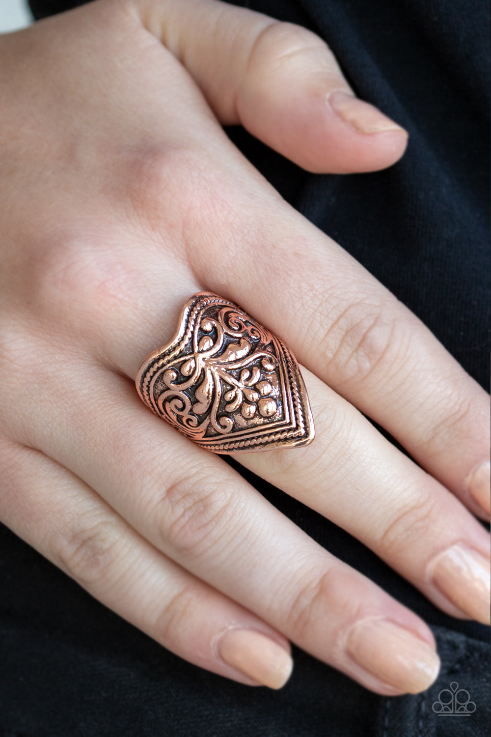 Paparazzi ♥ Fall Into VINE - Copper ♥  Ring