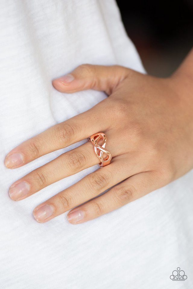 Paparazzi ♥ Infinitely Industrial - Copper ♥ Ring