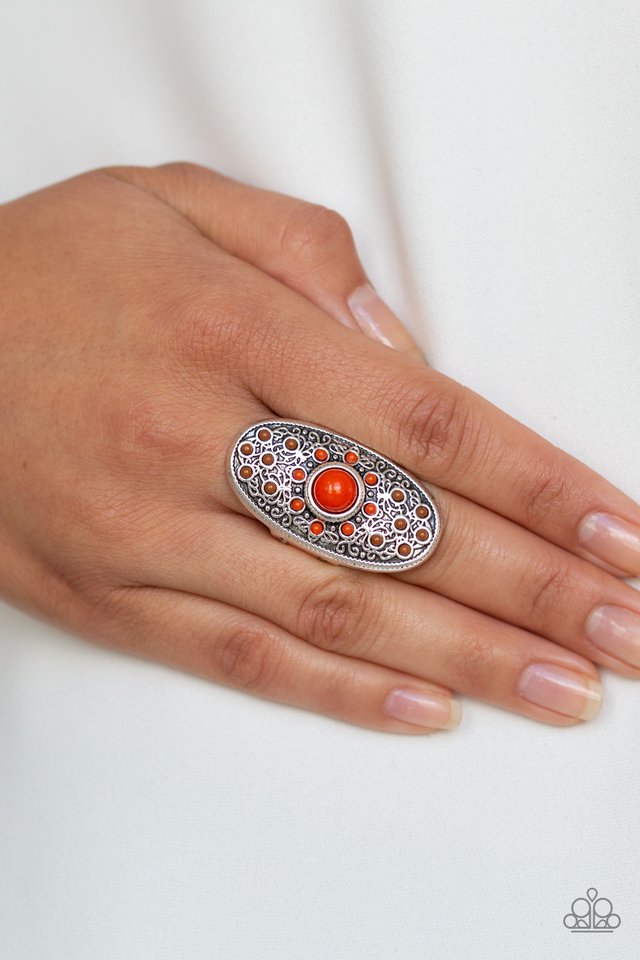 Paparazzi ♥ Solar Plexus - Orange ♥ Ring