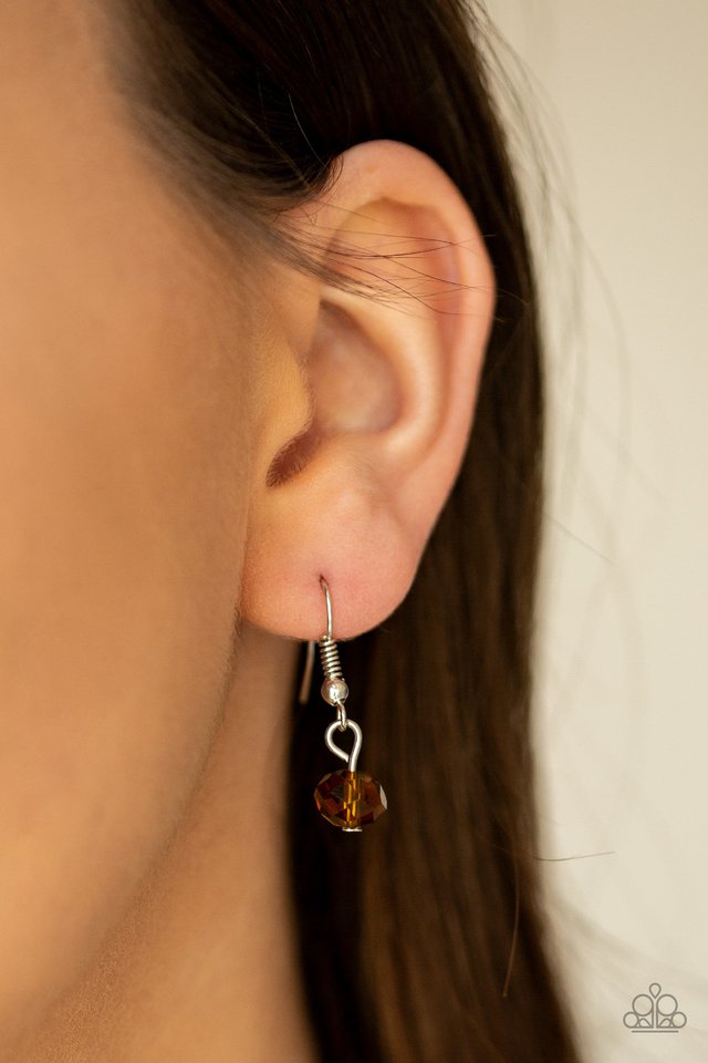 Paparazzi ♥ Dare to Dazzle - Brown ♥ Necklace