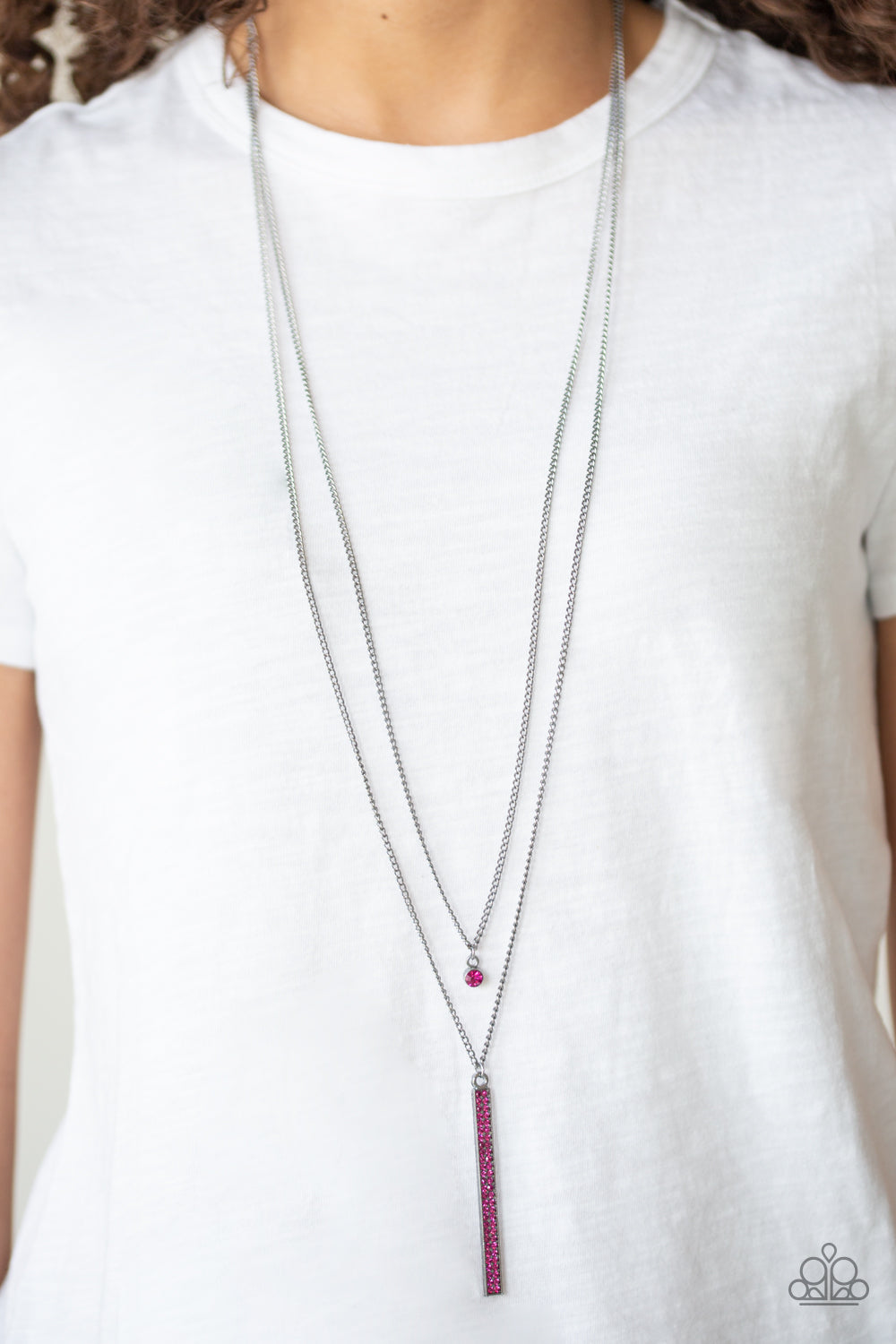 Paparazzi ♥ Stratospheric - Pink ♥  Necklace
