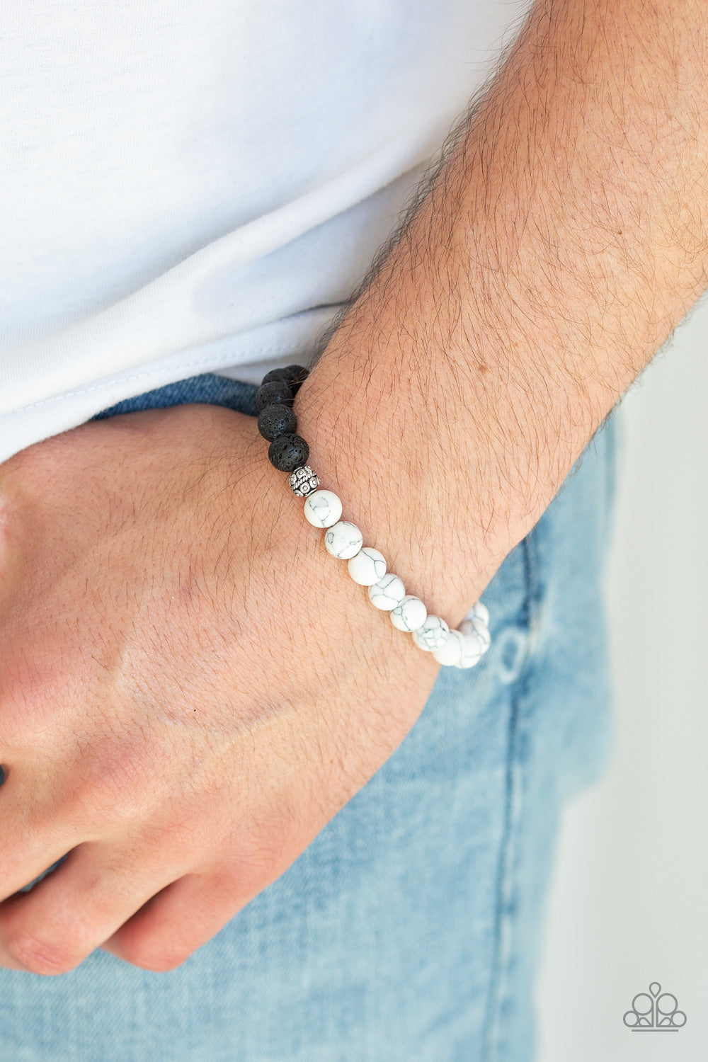Paparazzi ♥ Fortune - White ♥  Bracelet