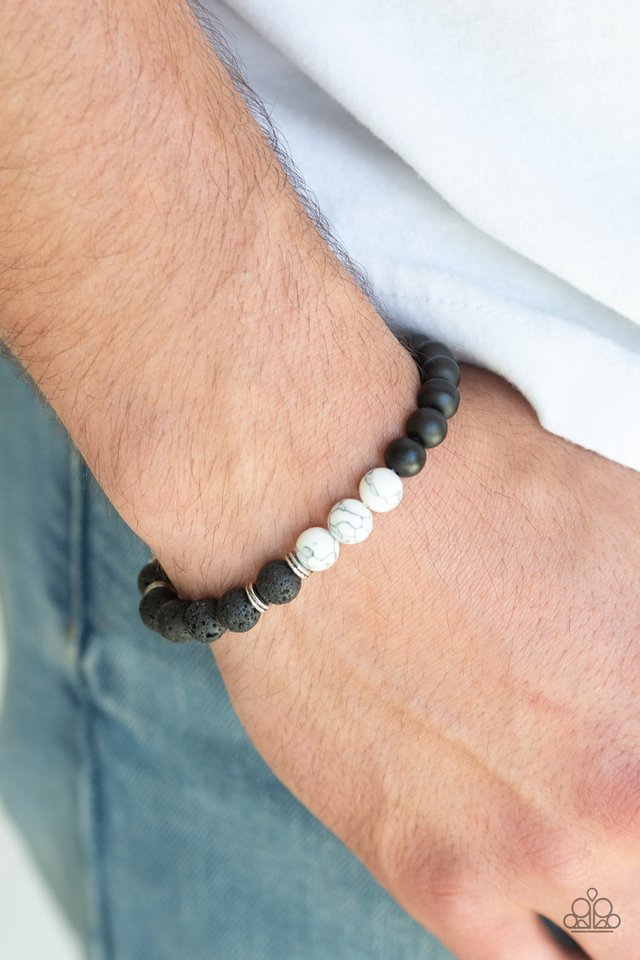 Paparazzi ♥ Karma - White ♥ Bracelet