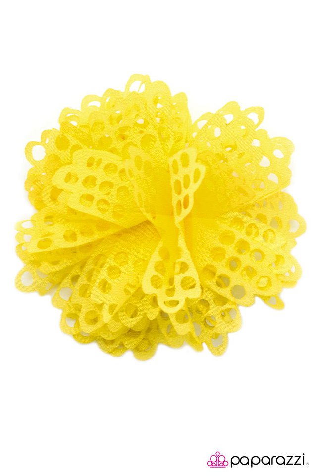 Paparazzi ♥ Busy As A Bee - Yellow ♥ Hair Clip