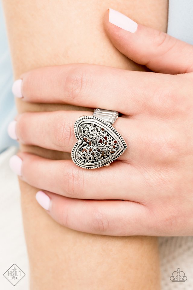 Paparazzi ♥ I Adore You - Silver ♥ Ring