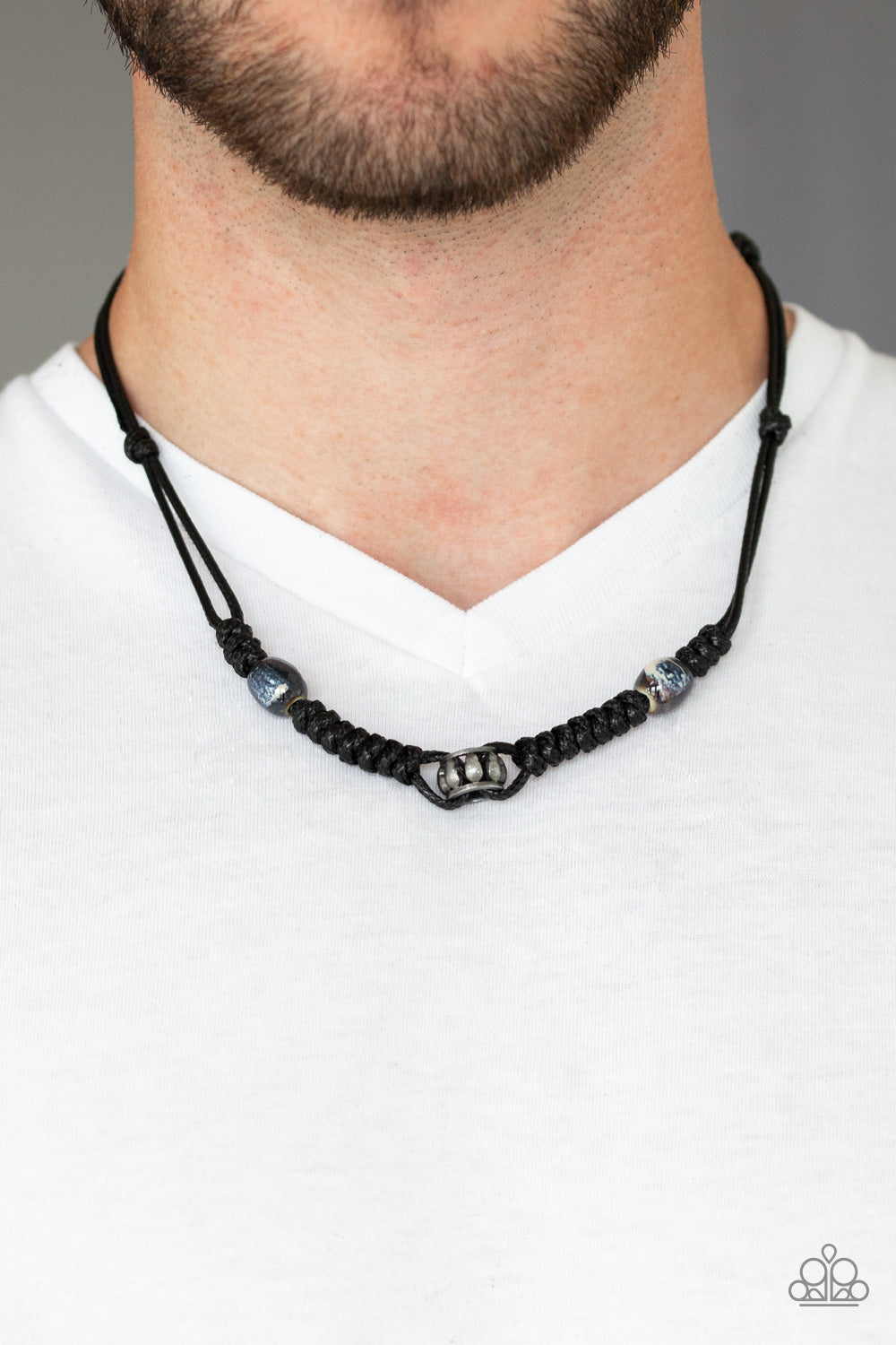 Paparazzi ♥ Beach Break - Black ♥  Necklace