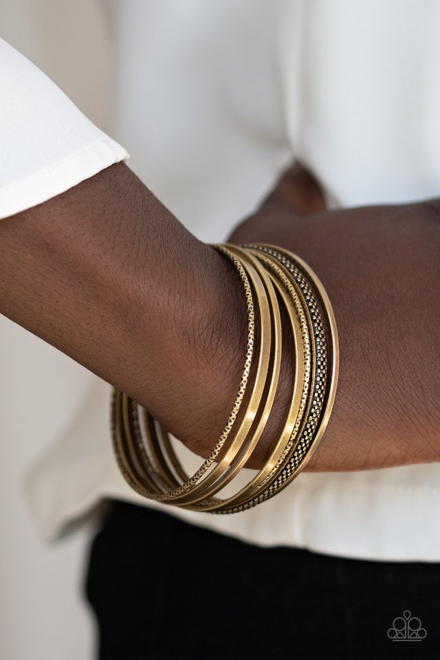 Paparazzi ♥ The Big BANGLE - Brass ♥ Bracelet