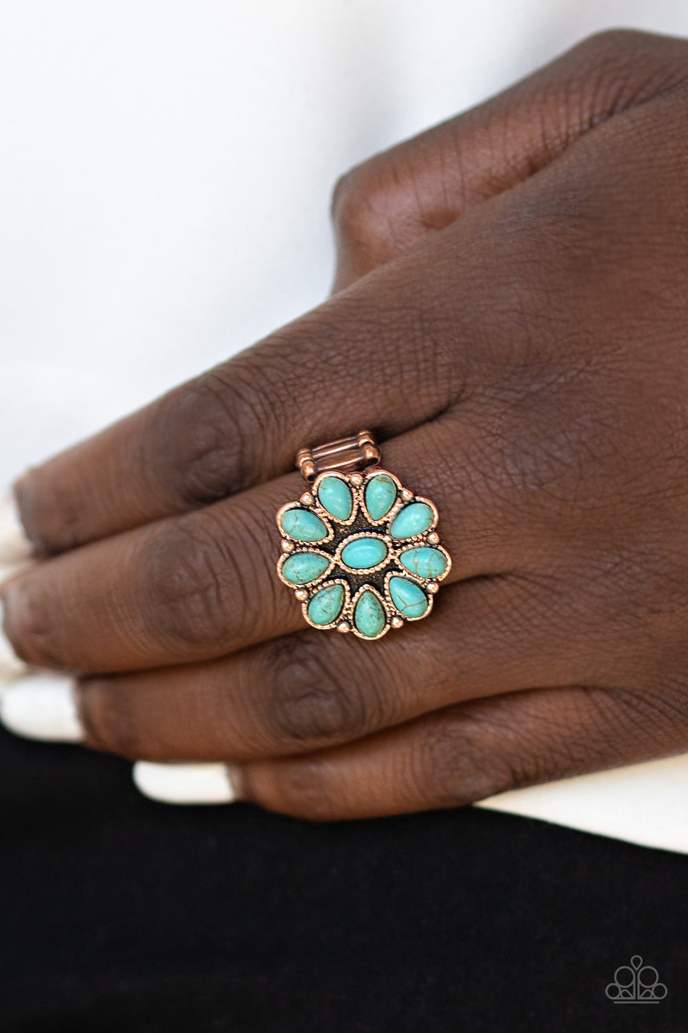 Paparazzi ♥ Stone Gardenia - Copper ♥  Ring