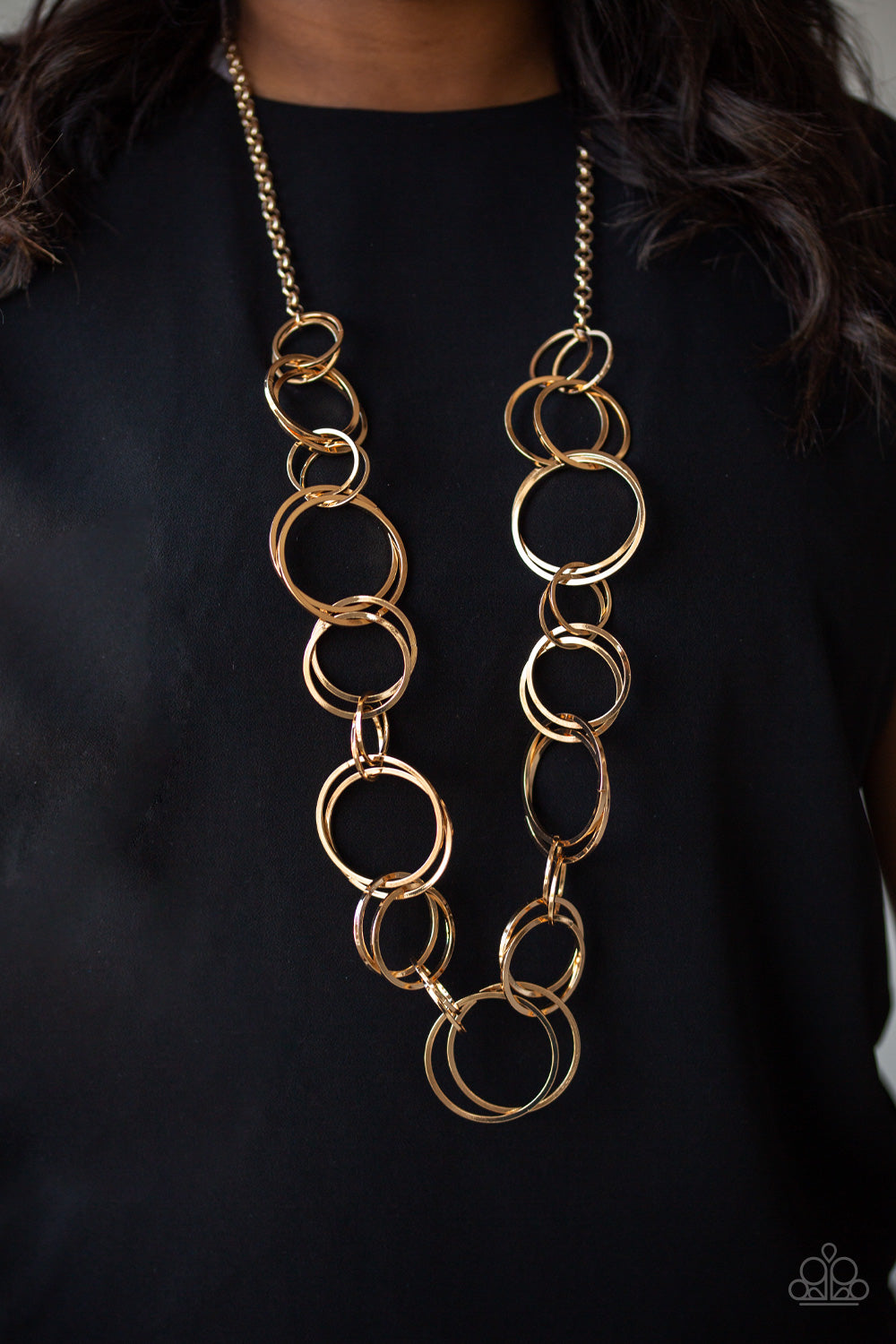 Paparazzi ♥ Natural-Born RINGLEADER - Gold ♥  Necklace