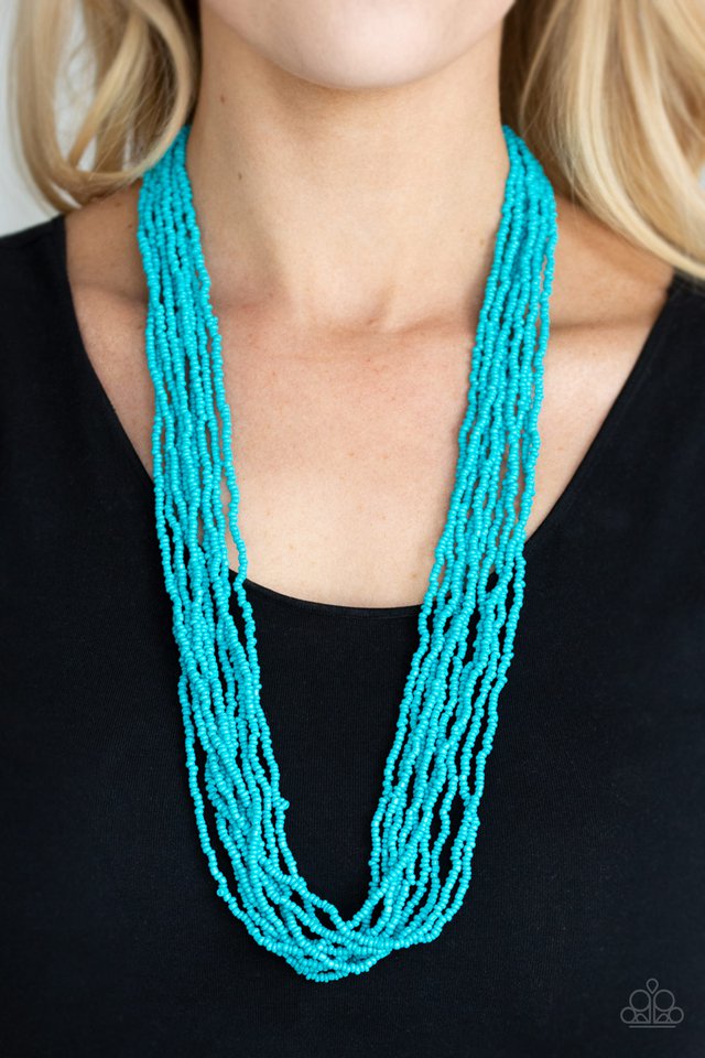 Paparazzi ♥ Congo Colada - Blue ♥ Necklace