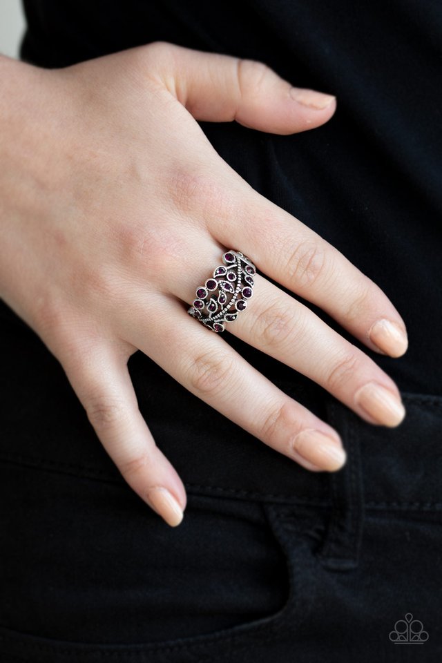 Paparazzi ♥ Bling Swing - Purple ♥ Ring
