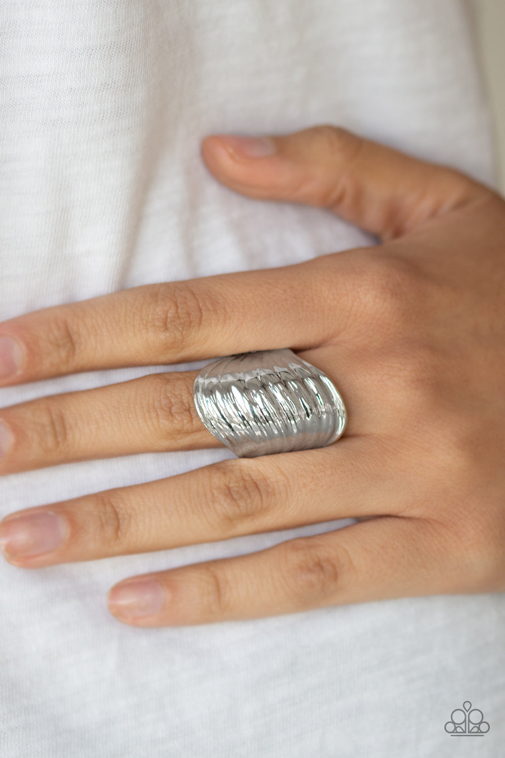 Paparazzi ♥ Made That SWAY - Silver ♥  Ring