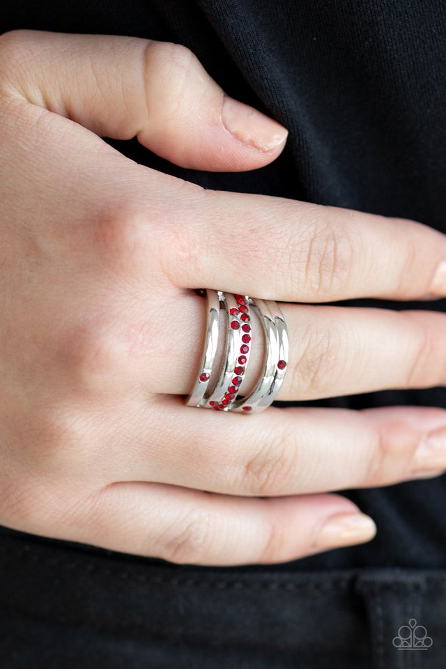 Paparazzi ♥ Make A SHEEN - Red ♥ Ring