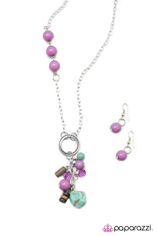 Paparazzi ♥ With Or Without You - Purple ♥ Necklace