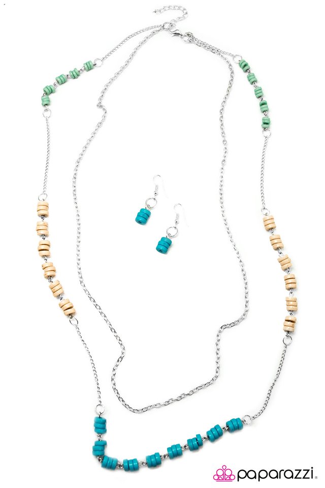 Paparazzi ♥ The Tides Have Turned - Multi ♥ Necklace