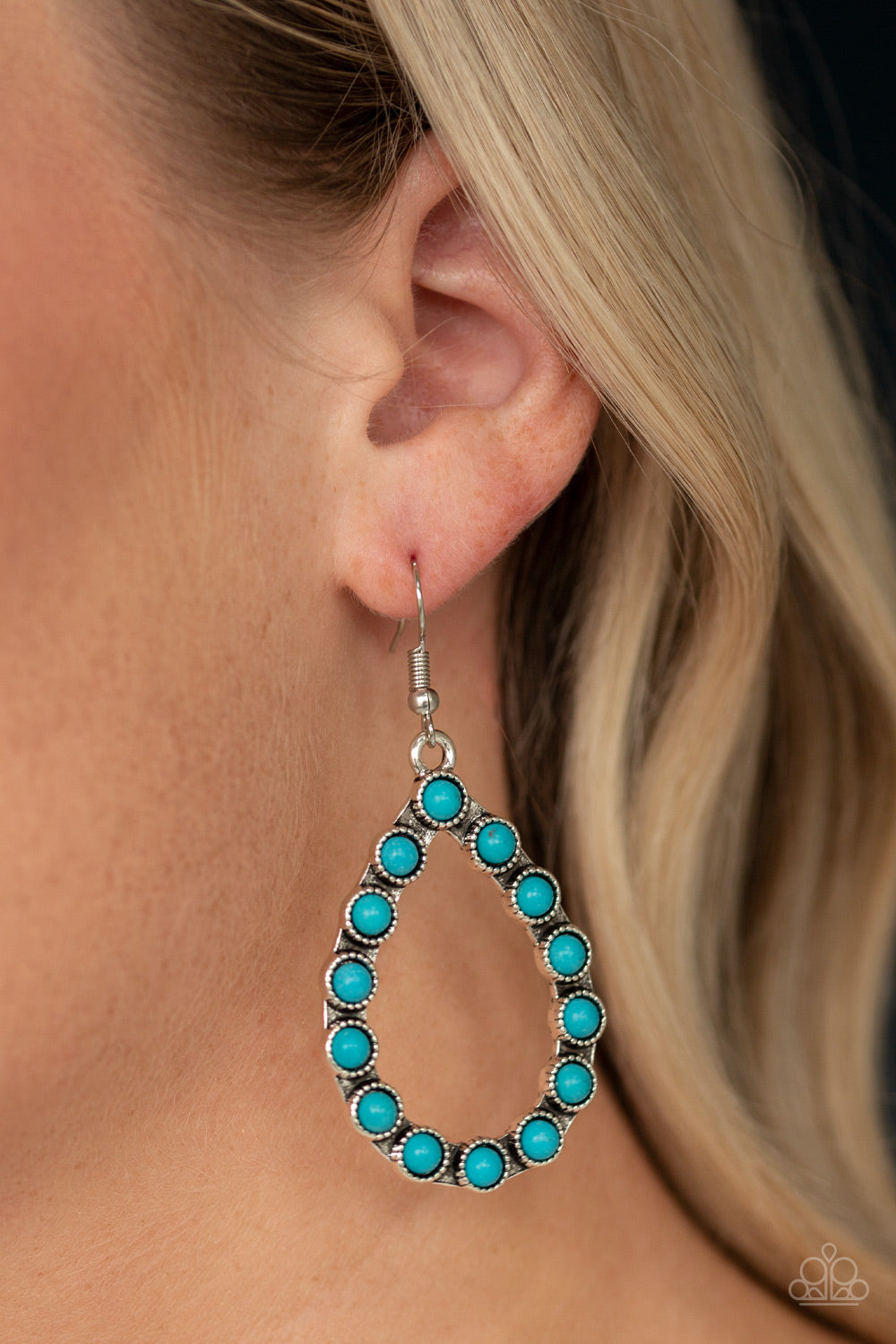 Paparazzi ♥ Sagebrush Sunsets - Blue ♥  Earrings