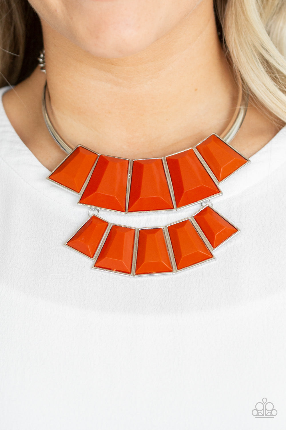 Paparazzi ♥ Lions, TIGRESS, and Bears - Orange ♥  Necklace