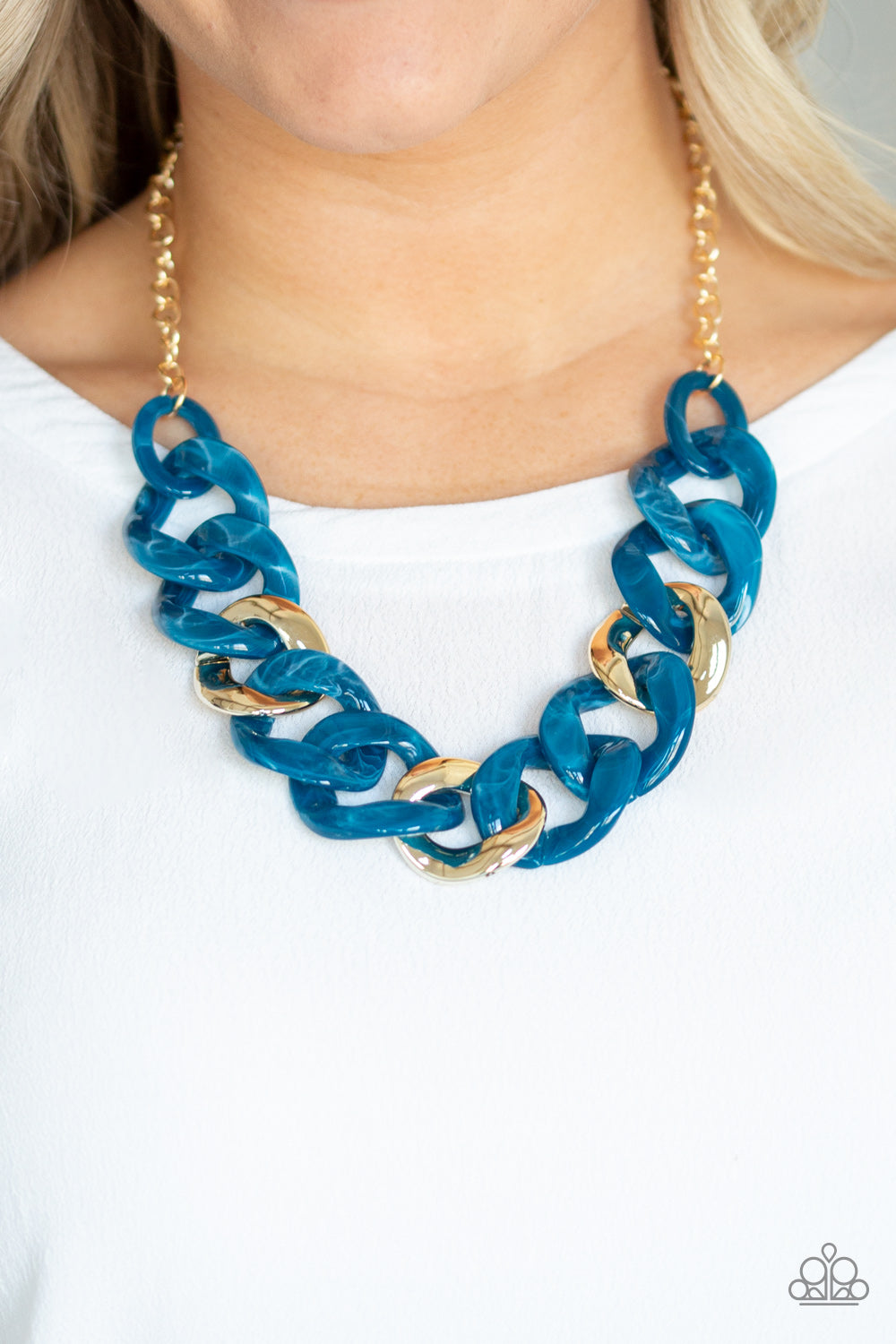 Paparazzi ♥ I Have A HAUTE Date - Blue ♥  Necklace