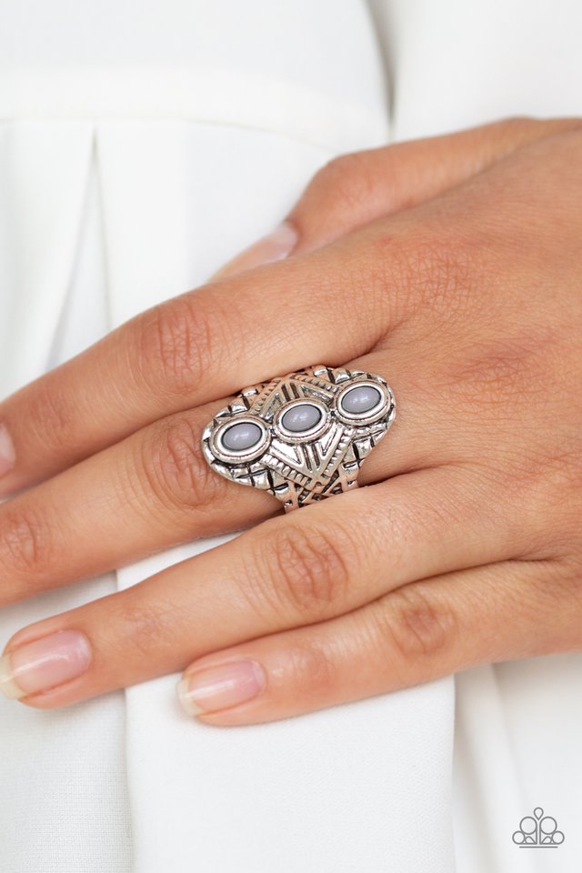 Paparazzi ♥ Mayan Motif - Silver ♥ Ring