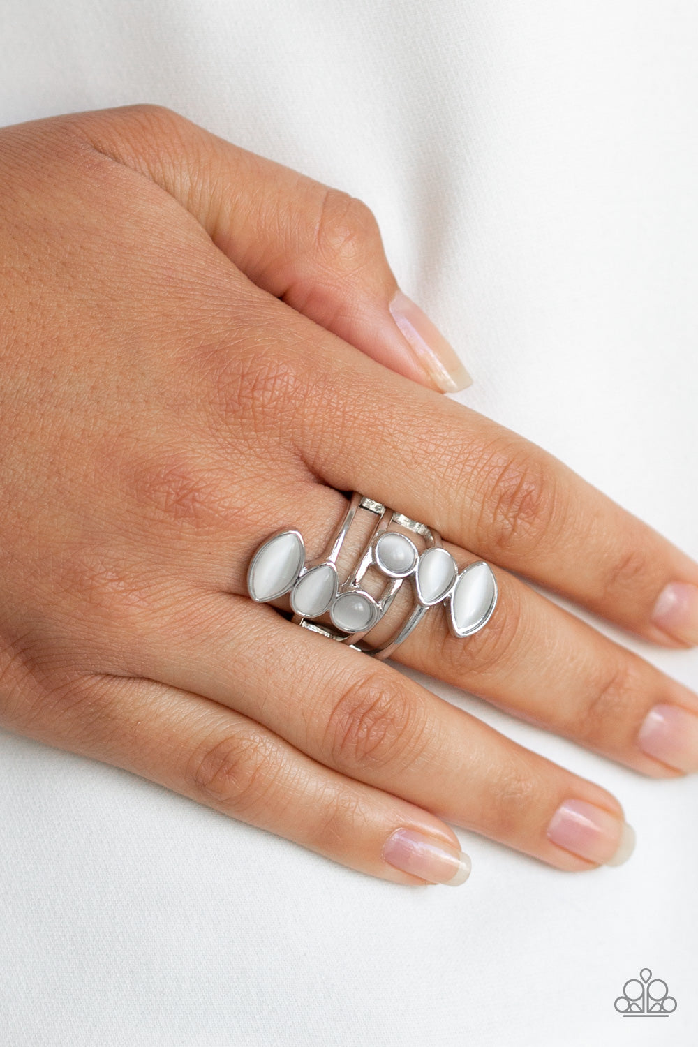 Paparazzi ♥ Wraparound Radiance - White ♥  Ring