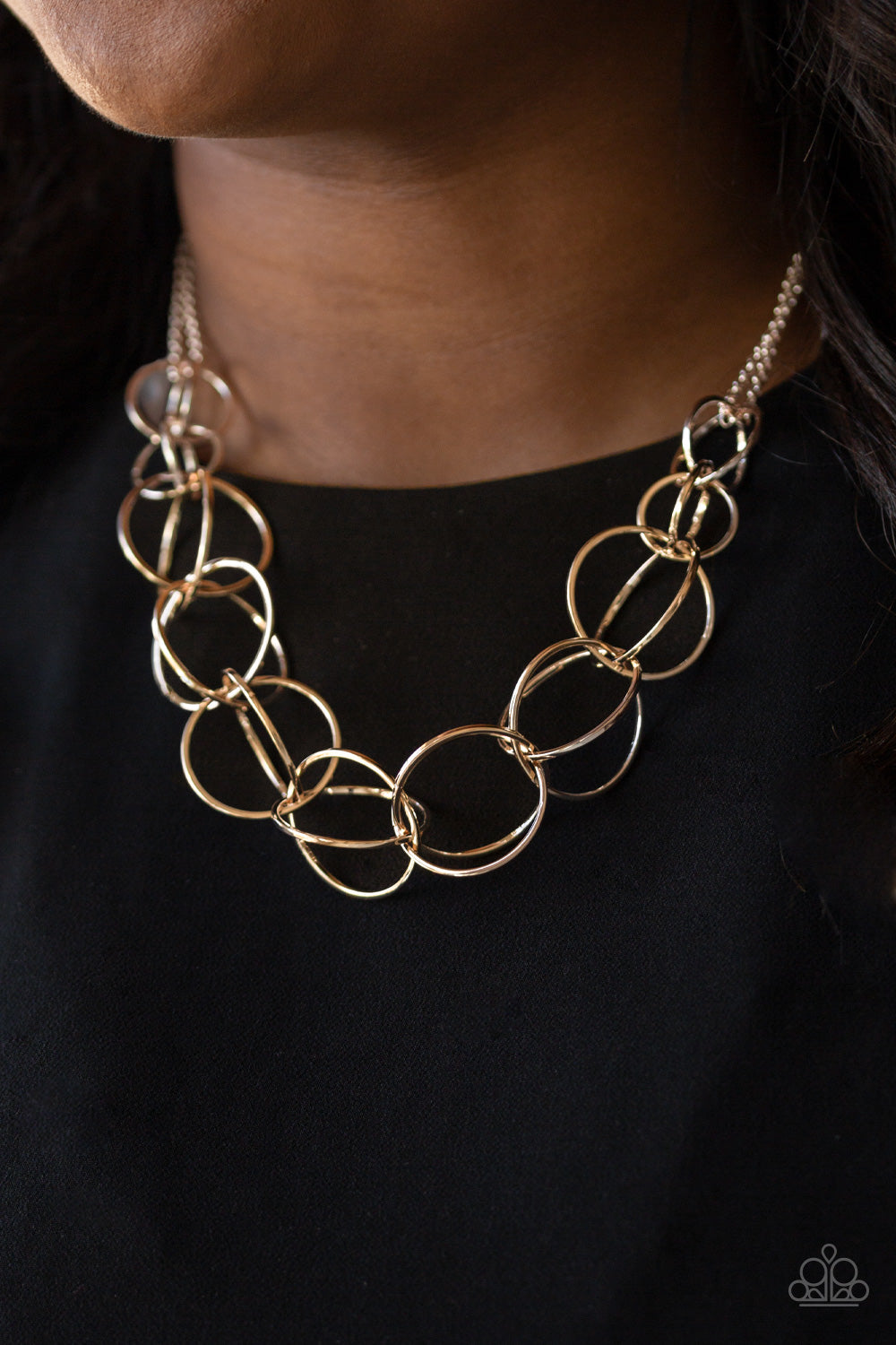 Paparazzi ♥ Space Walk - Rose Gold ♥  Necklace