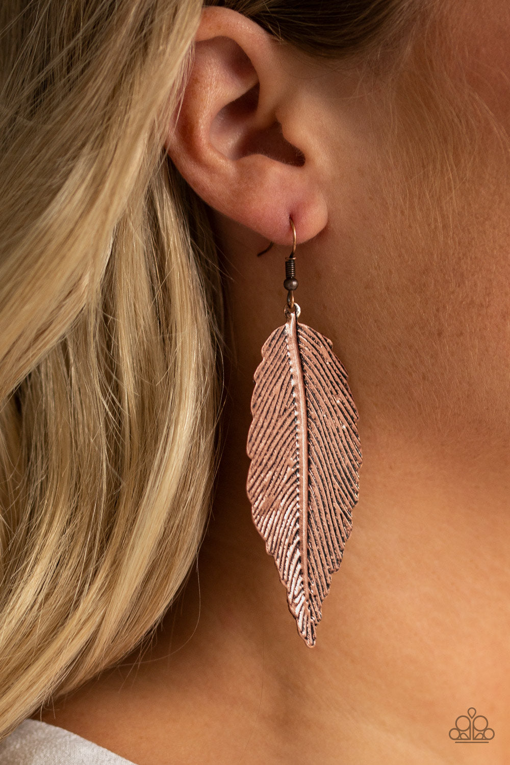 Paparazzi ♥ Lookin For A FLIGHT - Copper ♥  Earrings
