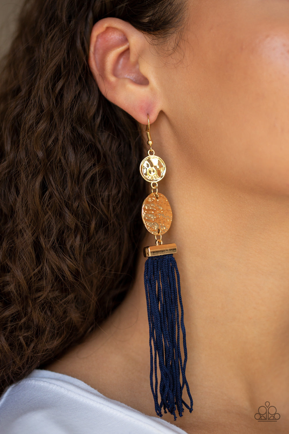 Paparazzi ♥ Lotus Gardens - Blue ♥  Earrings
